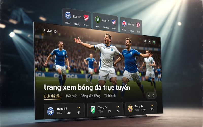 XanhchinTV nền tảng xem bóng đá chất lượng